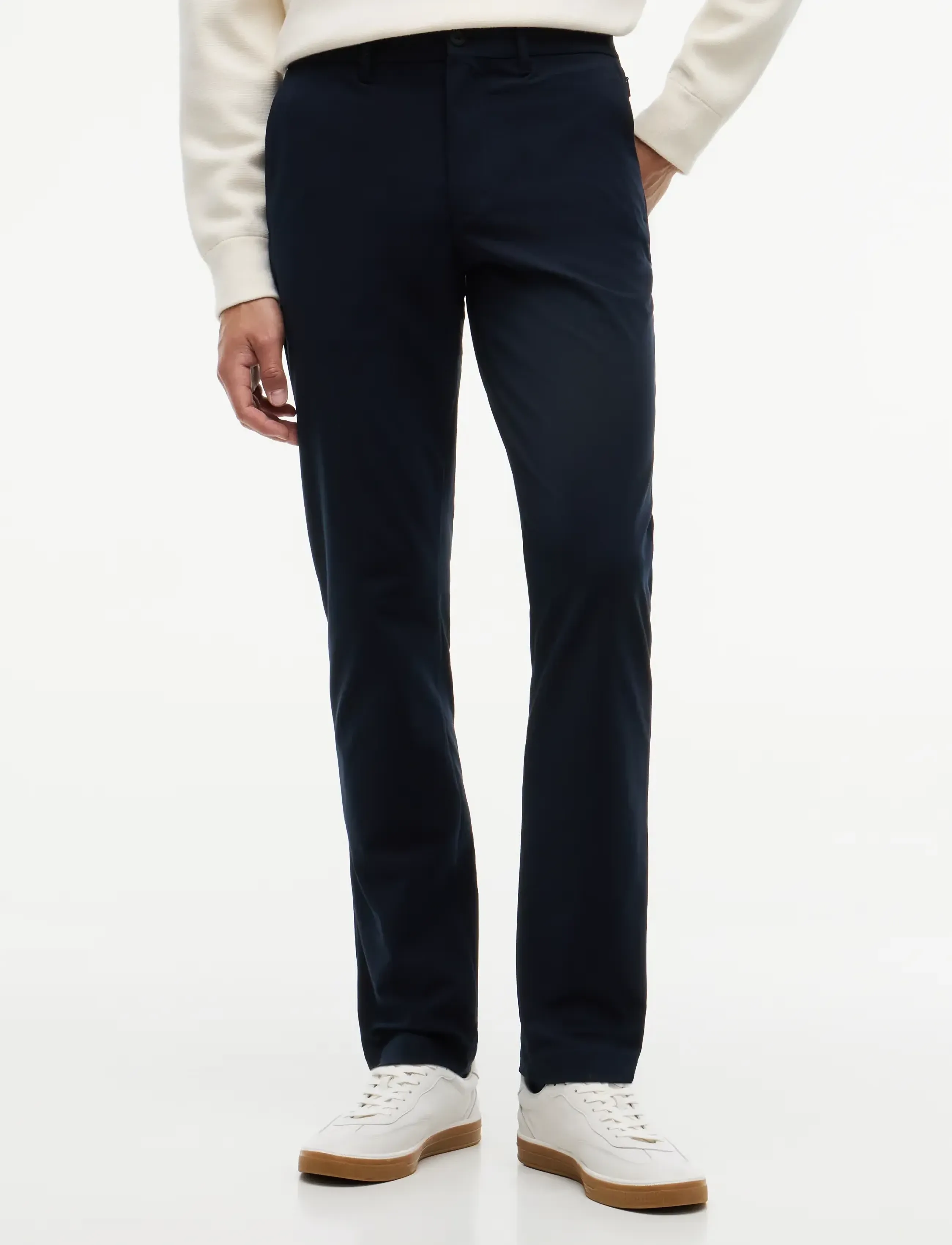 Tommy Hilfiger - DENTON KNIT TECH CHINO - bukser & jeans - navy blue - 0