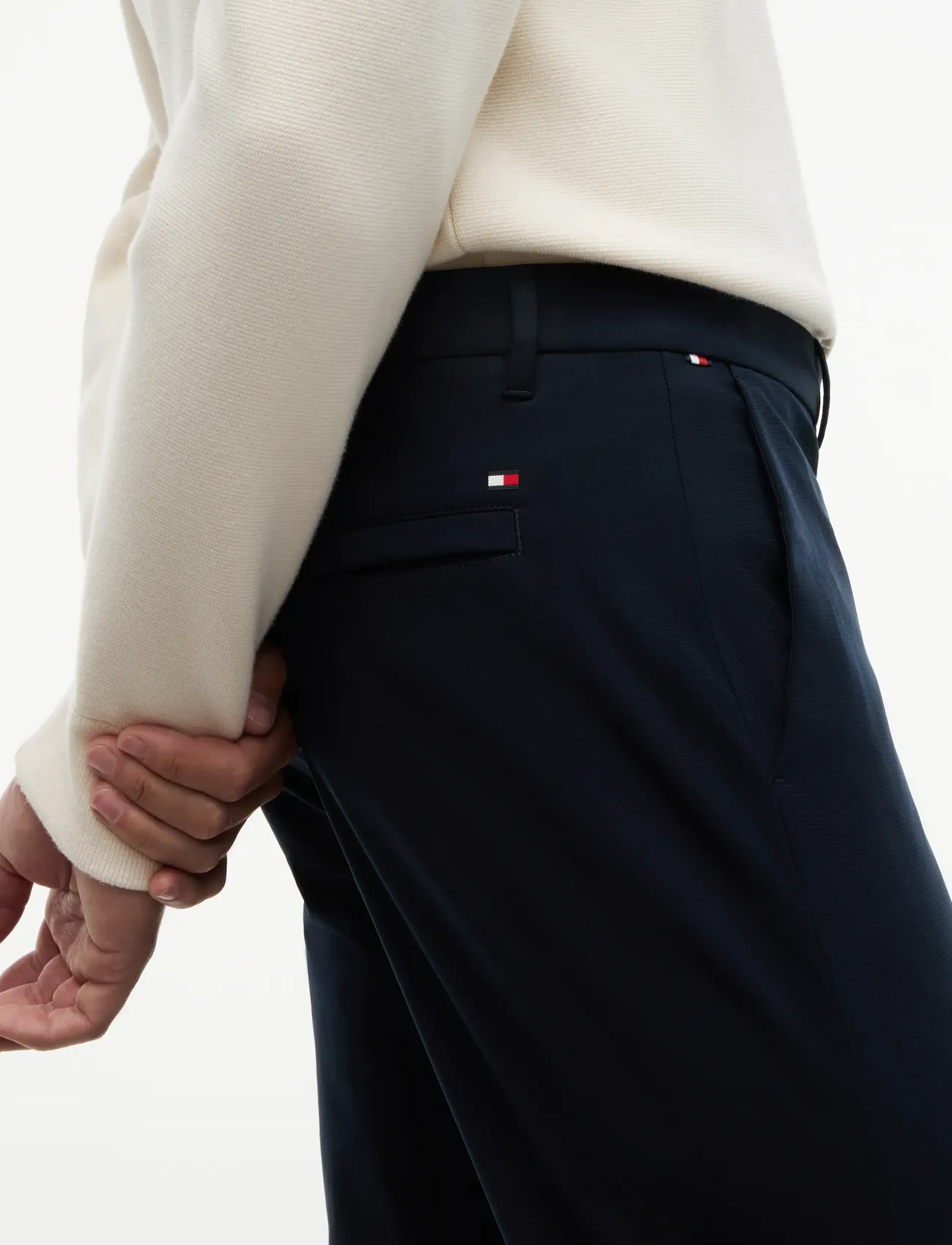 Tommy Hilfiger - DENTON KNIT TECH CHINO - bukser & jeans - navy blue - 4
