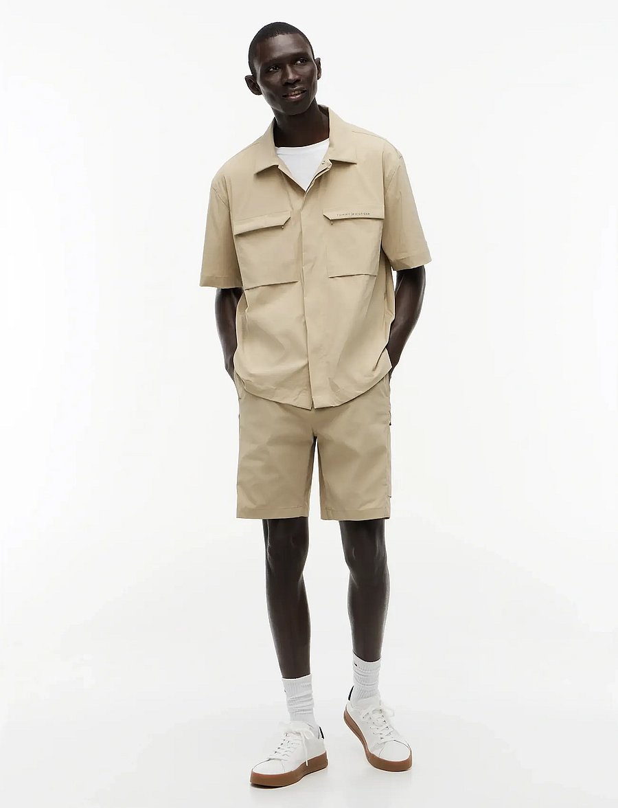 Tommy Hilfiger - UTILITY SNAP S/S SHIRT - kurzarmhemden - batique khaki - 5