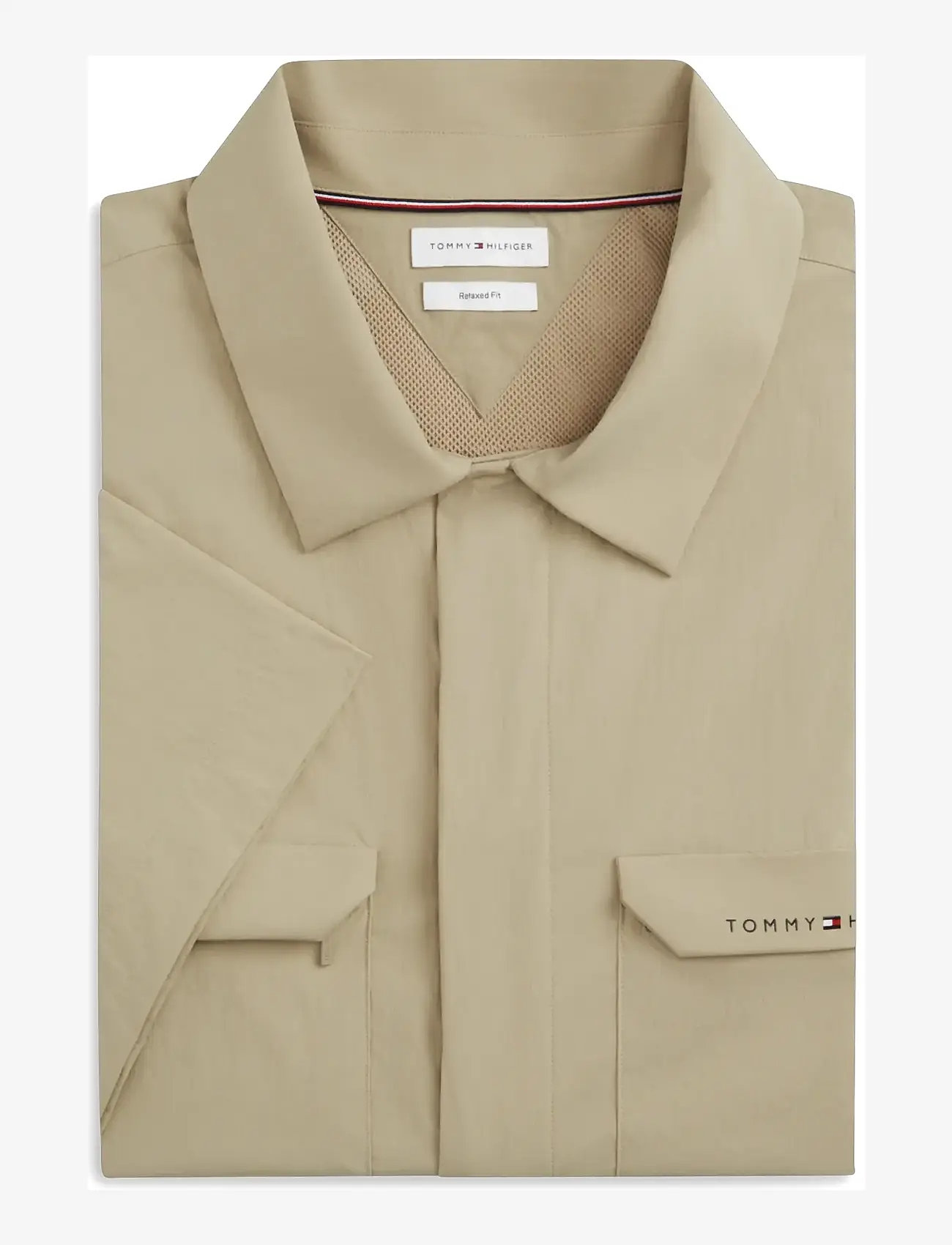 Tommy Hilfiger - UTILITY SNAP S/S SHIRT - kortærmede skjorter - batique khaki - 3