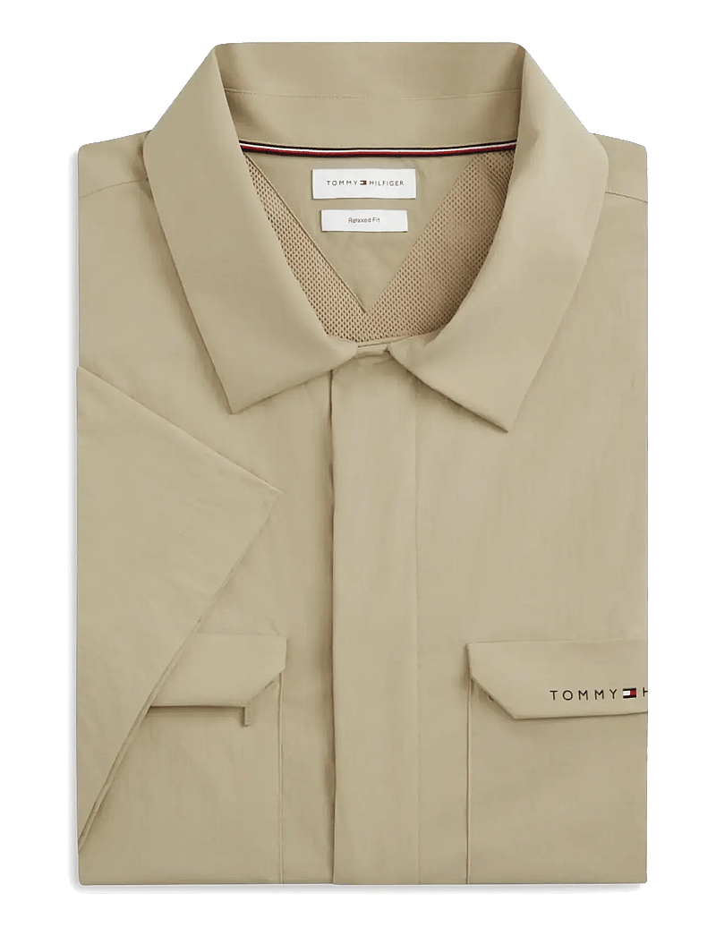 Tommy Hilfiger - UTILITY SNAP S/S SHIRT - kortærmede skjorter - batique khaki - 3