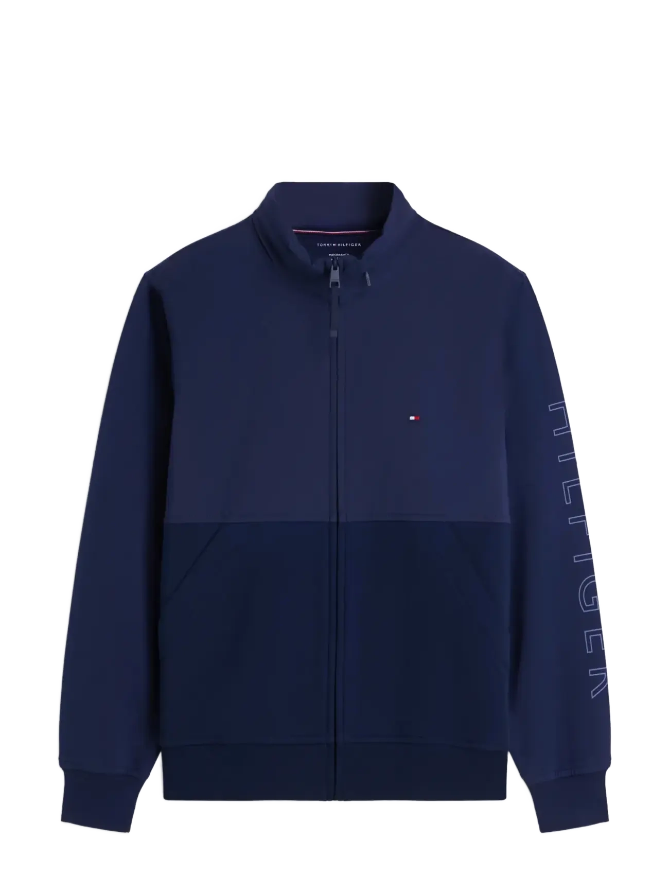 Tommy Hilfiger PERFORMANCE GRAPHIC ZIP THROUGH - Lette jakker - CARBON NAVY / navy
