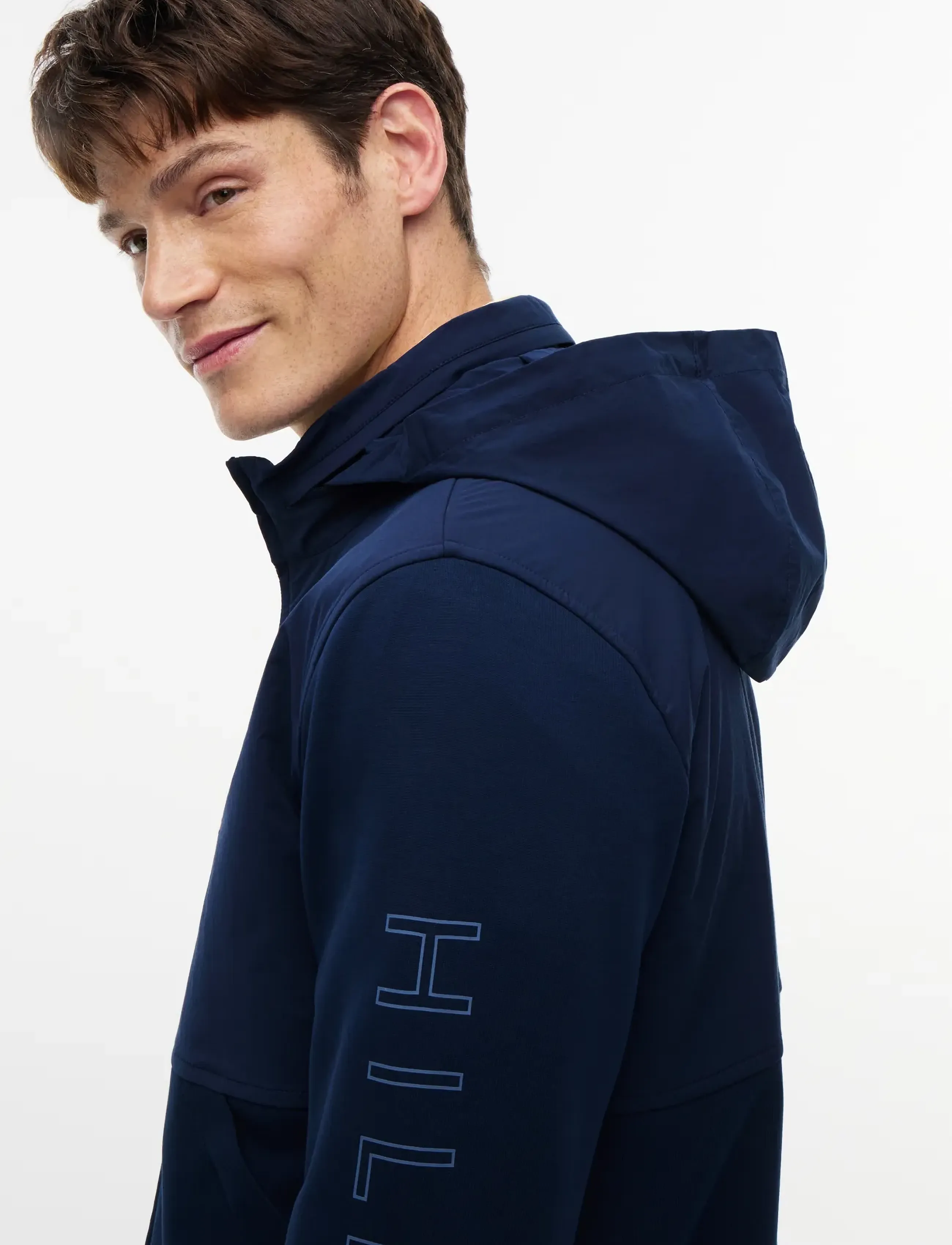Tommy Hilfiger - PERFORMANCE GRAPHIC ZIP THROUGH - carbon navy - 5