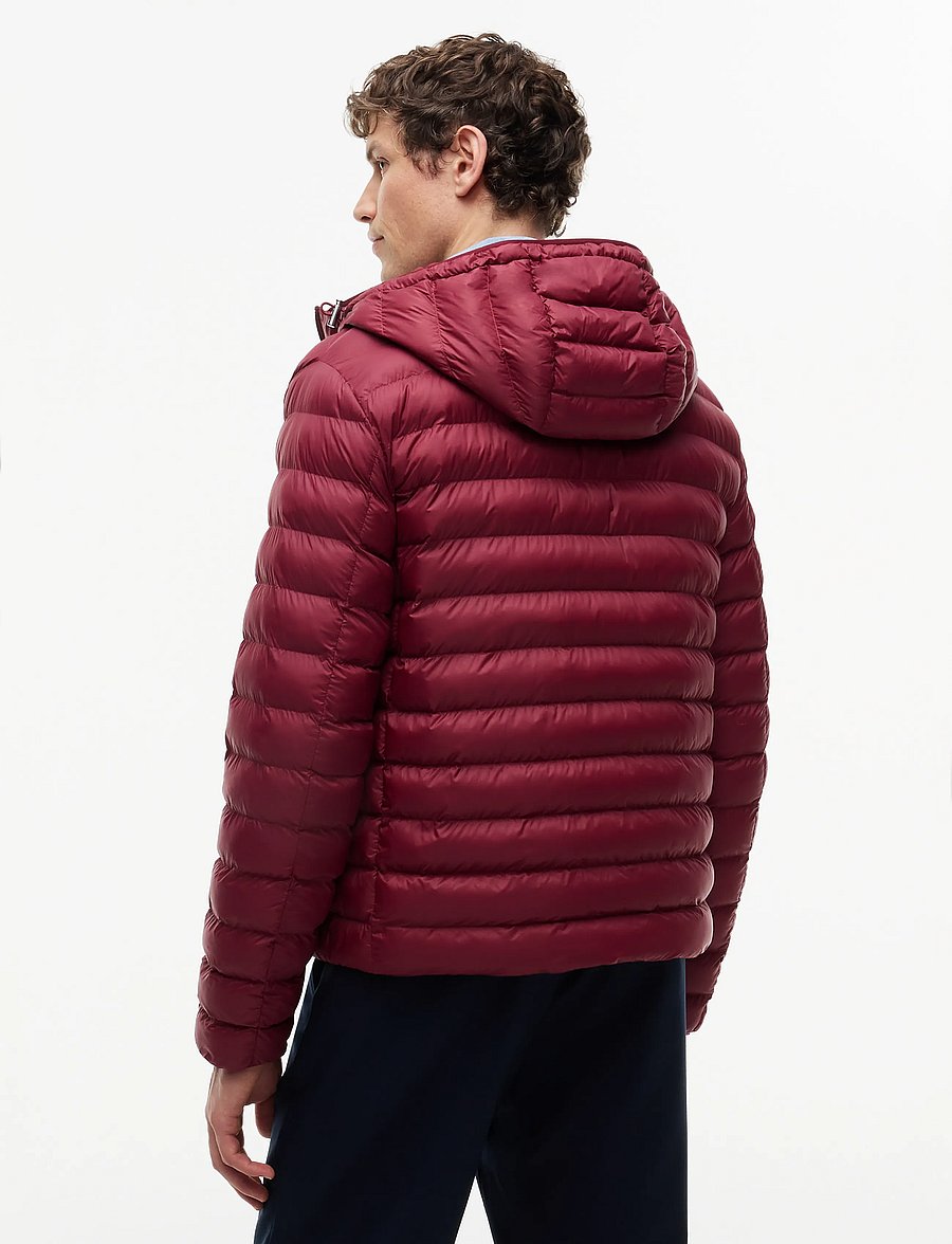 Tommy Hilfiger - PACKABLE RECYCLED HOODED JACKET - dunjakker - burgundy - 2