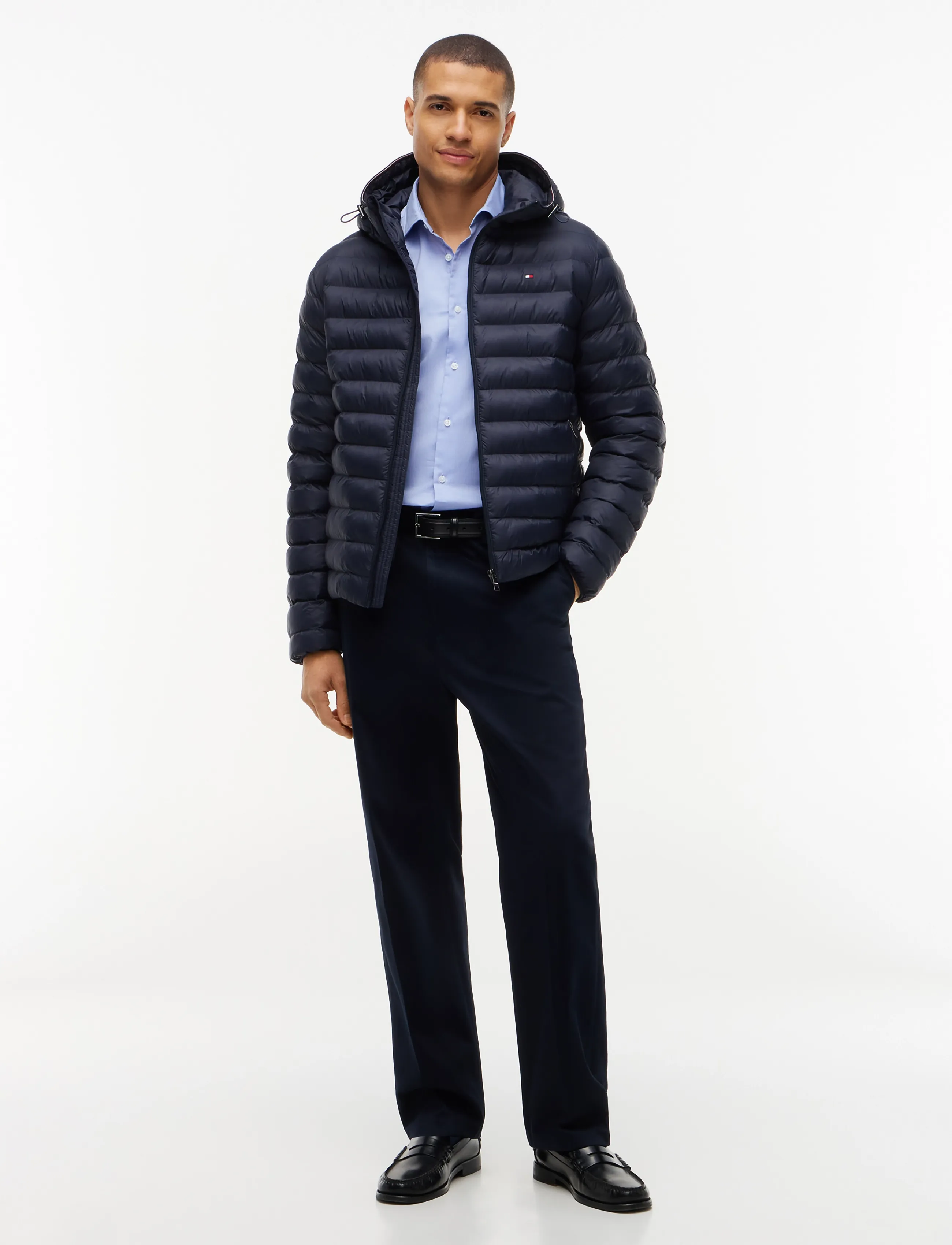 Tommy Hilfiger - PACKABLE RECYCLED HOODED JACKET - navy blue - 4