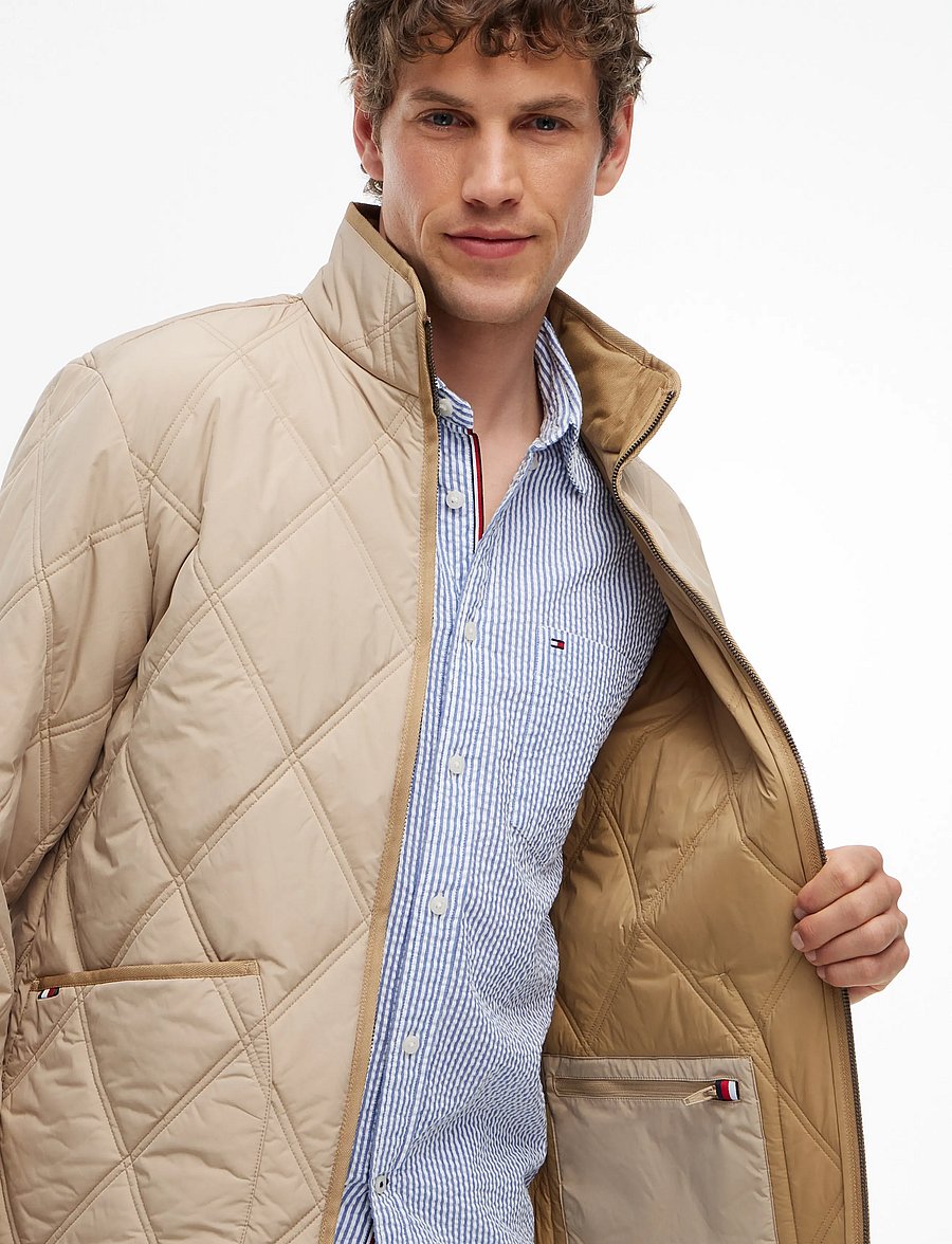 Tommy Hilfiger - DIAMOND QUILT JACKET - batique khaki - 3