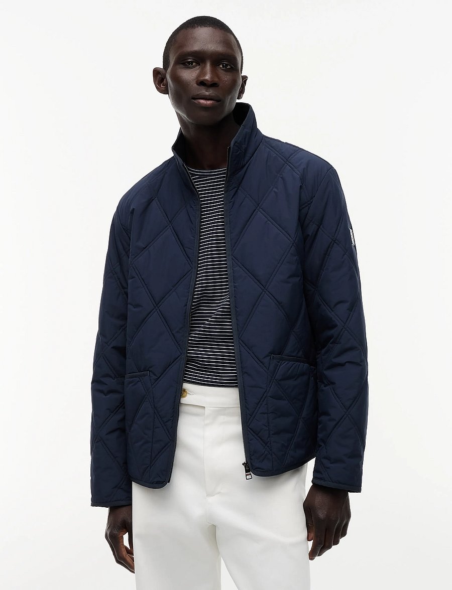 Tommy Hilfiger - DIAMOND QUILT JACKET - frühlingsjacken - desert sky - 0