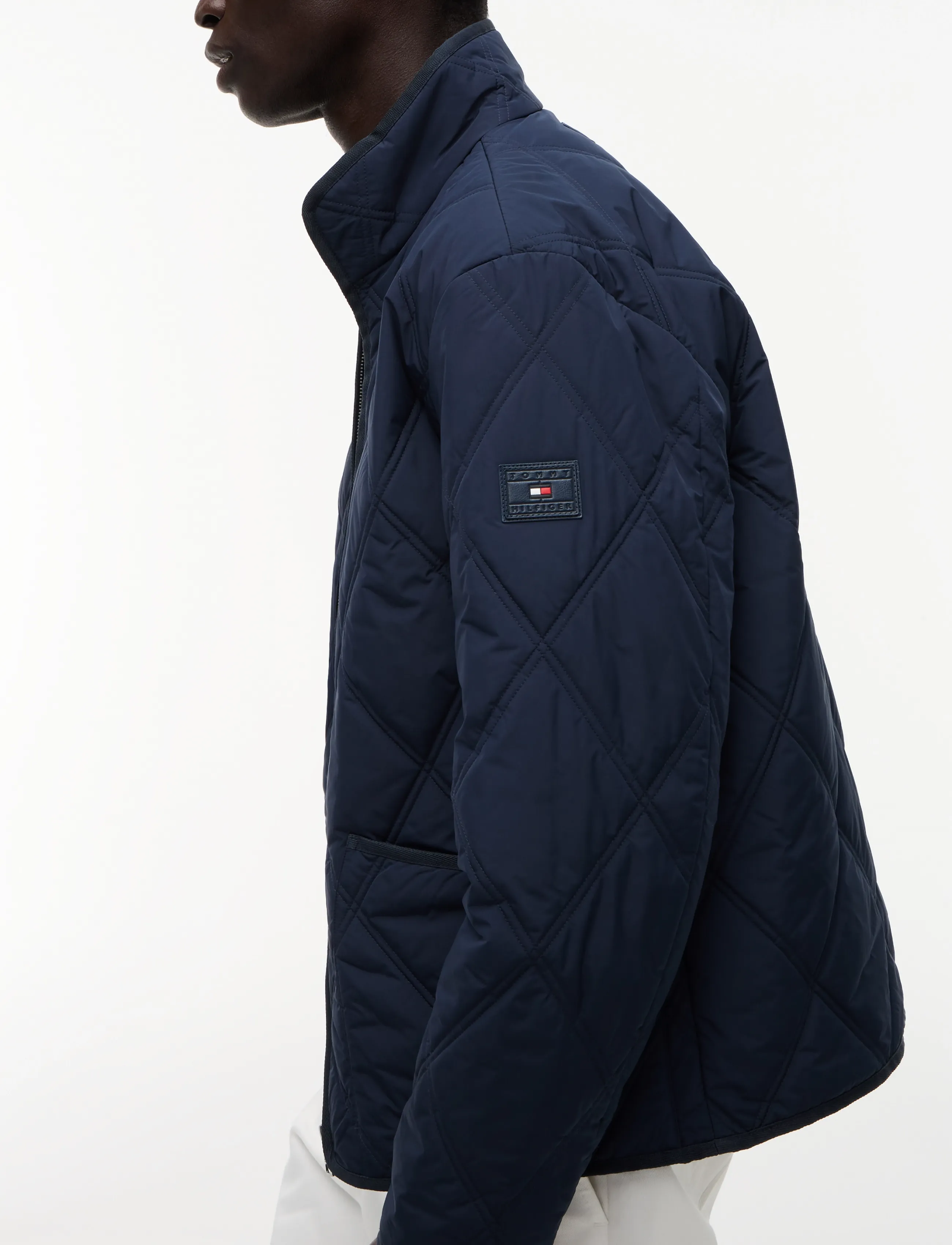Tommy Hilfiger - DIAMOND QUILT JACKET - frühlingsjacken - desert sky - 4
