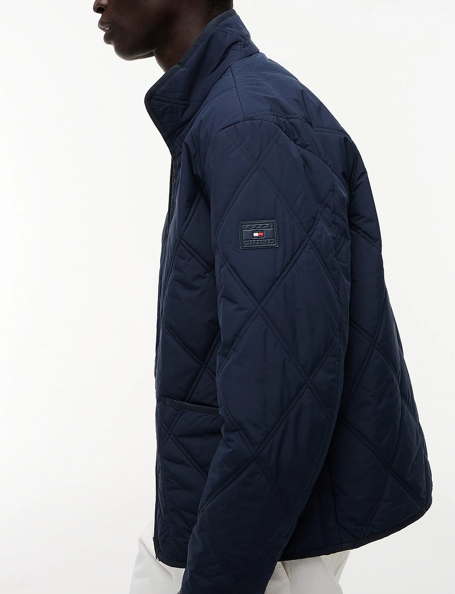 Tommy Hilfiger - DIAMOND QUILT JACKET - frühlingsjacken - desert sky - 4