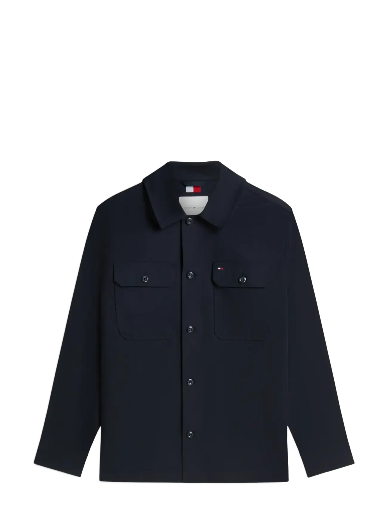 Tommy Hilfiger COTTON BLEND SHIRT JACKET - Streetstyle - DESERT SKY / navy