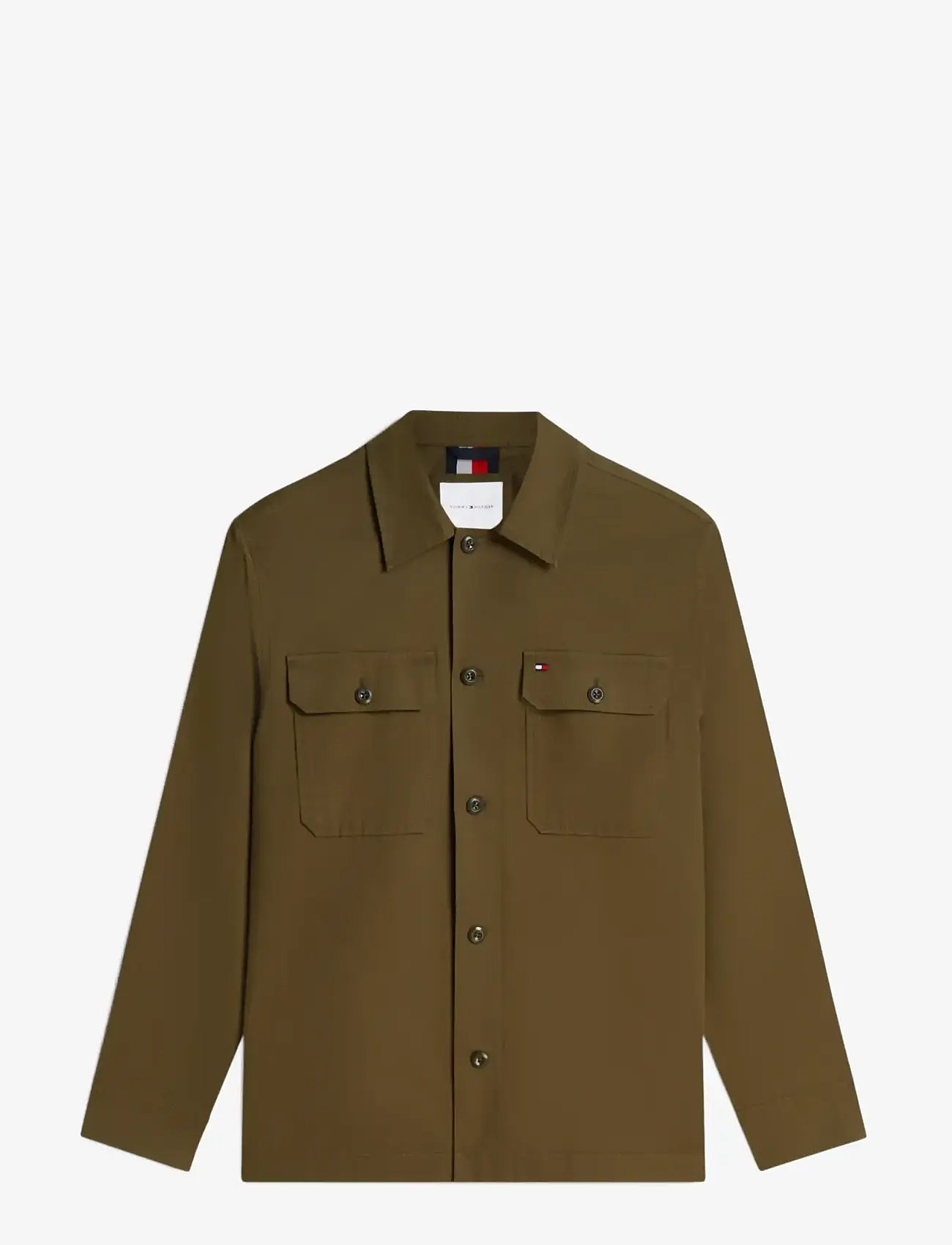 Tommy Hilfiger - COTTON BLEND SHIRT JACKET - shop efter anledning - platinum olive - 1