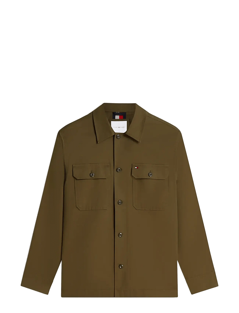 Tommy Hilfiger - COTTON BLEND SHIRT JACKET - shop efter anledning - platinum olive - 1