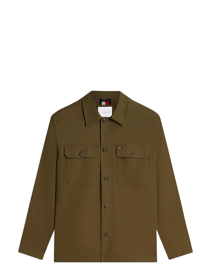 Tommy Hilfiger - COTTON BLEND SHIRT JACKET - nach anlass kaufen - platinum olive - 1