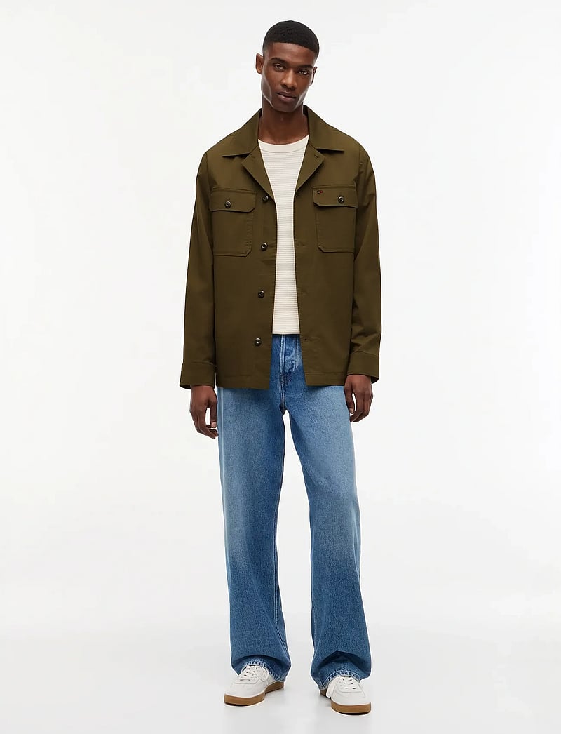 Tommy Hilfiger - COTTON BLEND SHIRT JACKET - shop efter anledning - platinum olive - 4