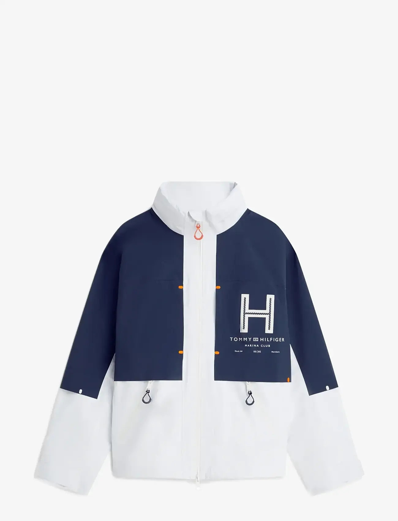 Tommy Hilfiger - 3L REGATTA - vindjakker - carbon navy   white colourblock - 1