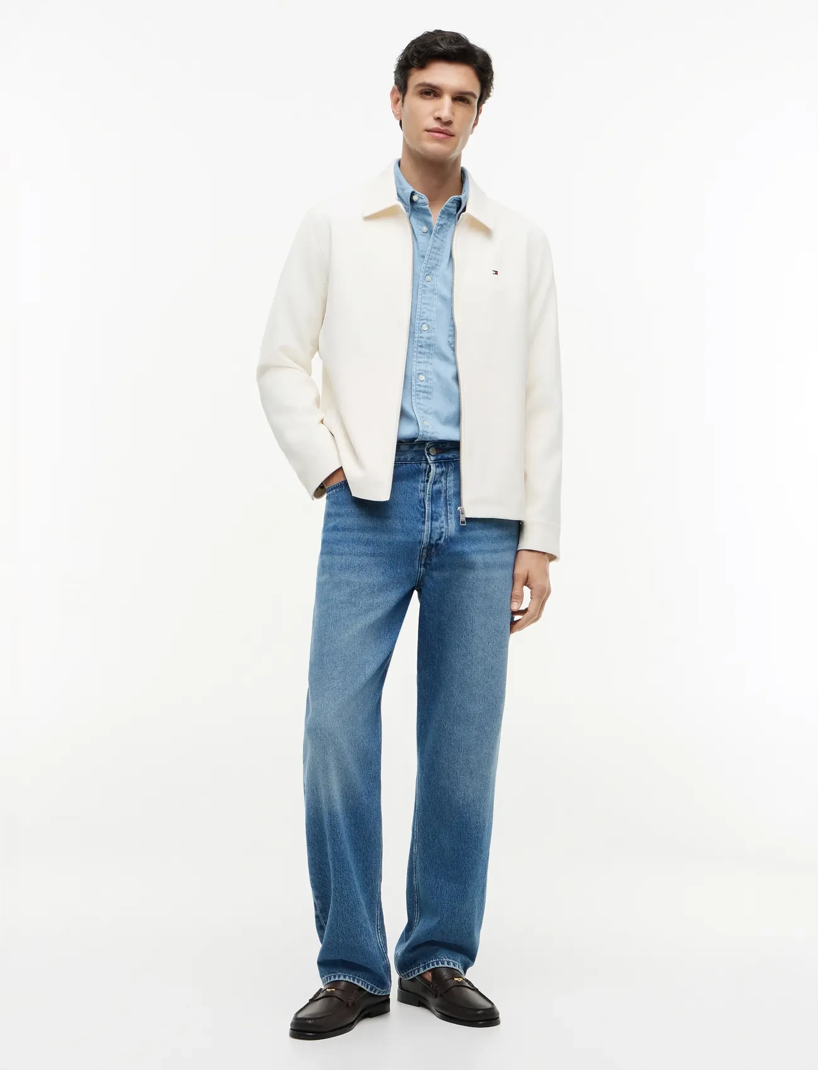 Tommy Hilfiger - LIGHT WEIGHT TWILL SHACKET - ivory petal - 4