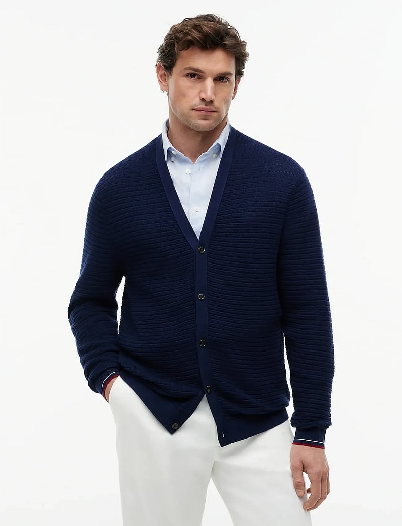 Tommy Hilfiger - DC LIGHTWEIGHT CARDIGAN - cardigans - carbon navy - 0