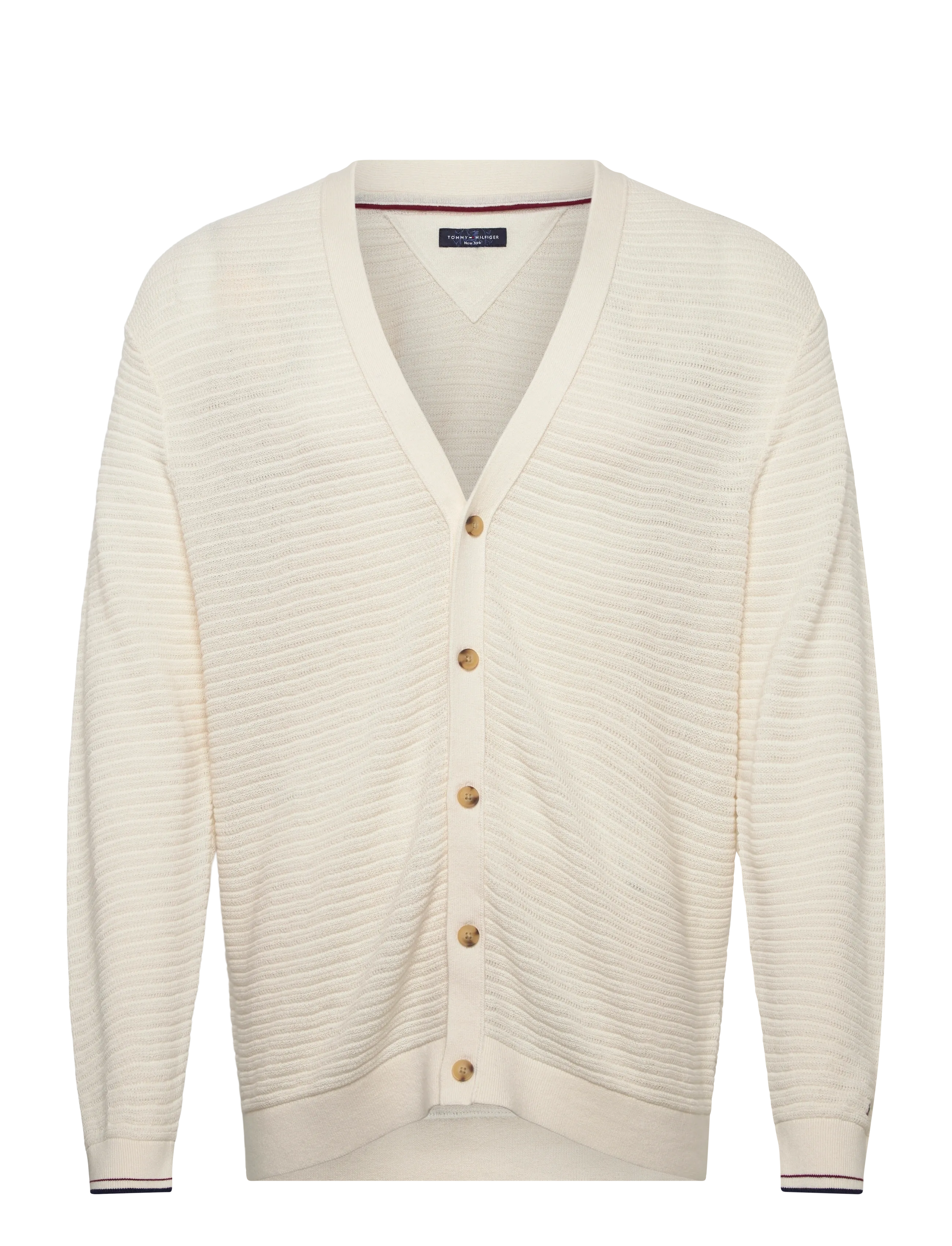 Tommy Hilfiger DC LIGHTWEIGHT CARDIGAN - Tommy Hilfiger - IVORY PETAL / cream