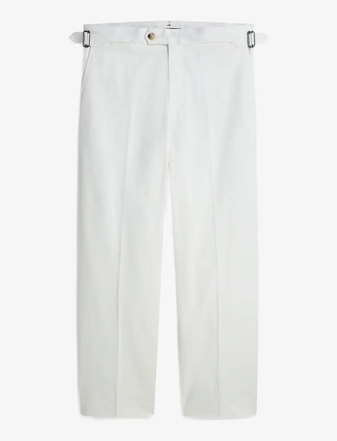 Tommy Hilfiger - DC TWILL RELAXED FIT PANTS - casual bukser - ivory petal - 0