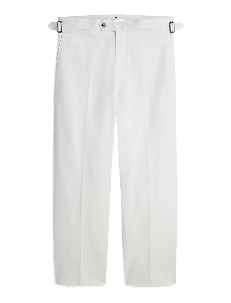 Tommy Hilfiger - DC TWILL RELAXED FIT PANTS - casual bukser - ivory petal - 0