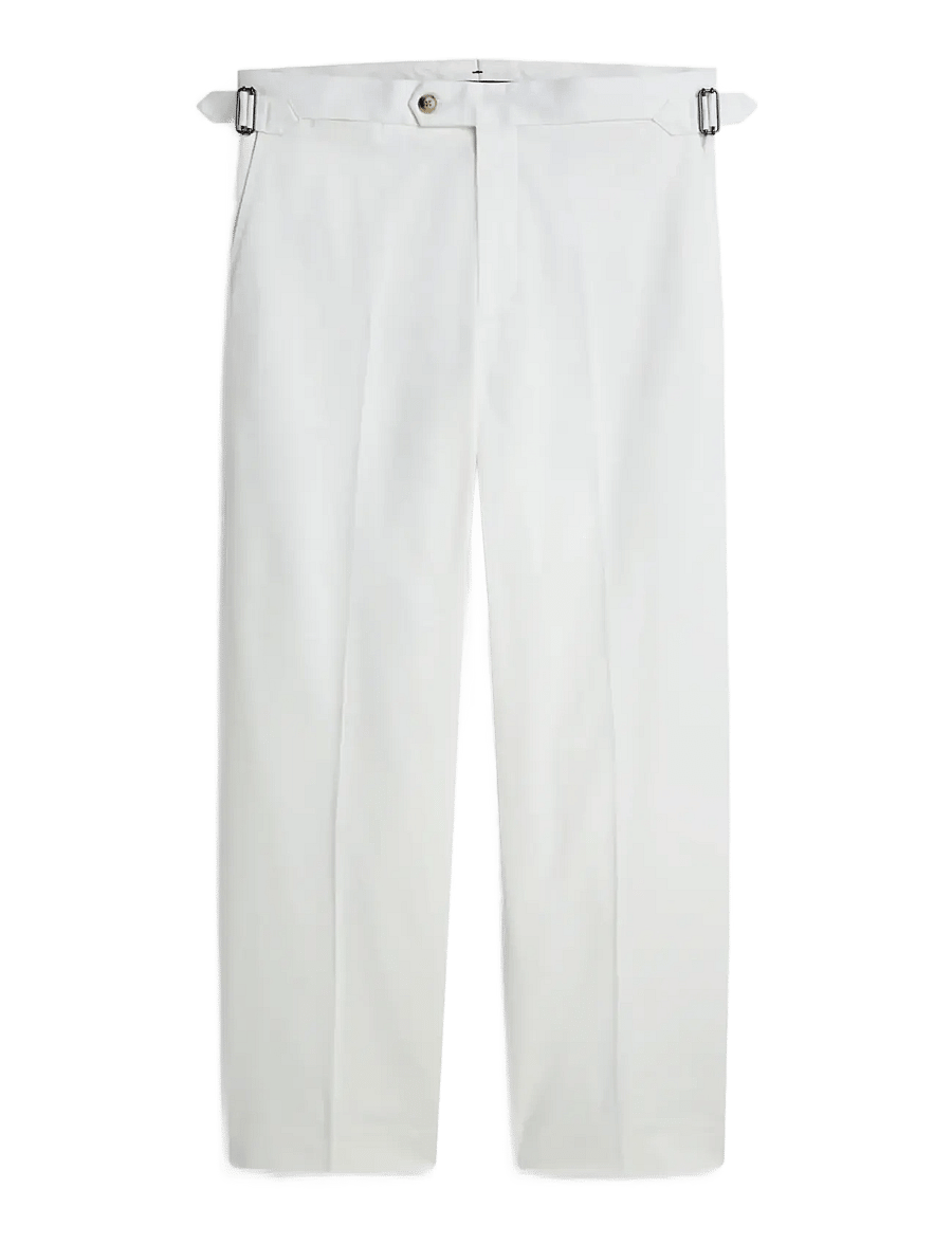 Tommy Hilfiger - DC TWILL RELAXED FIT PANTS - casual - ivory petal - 0