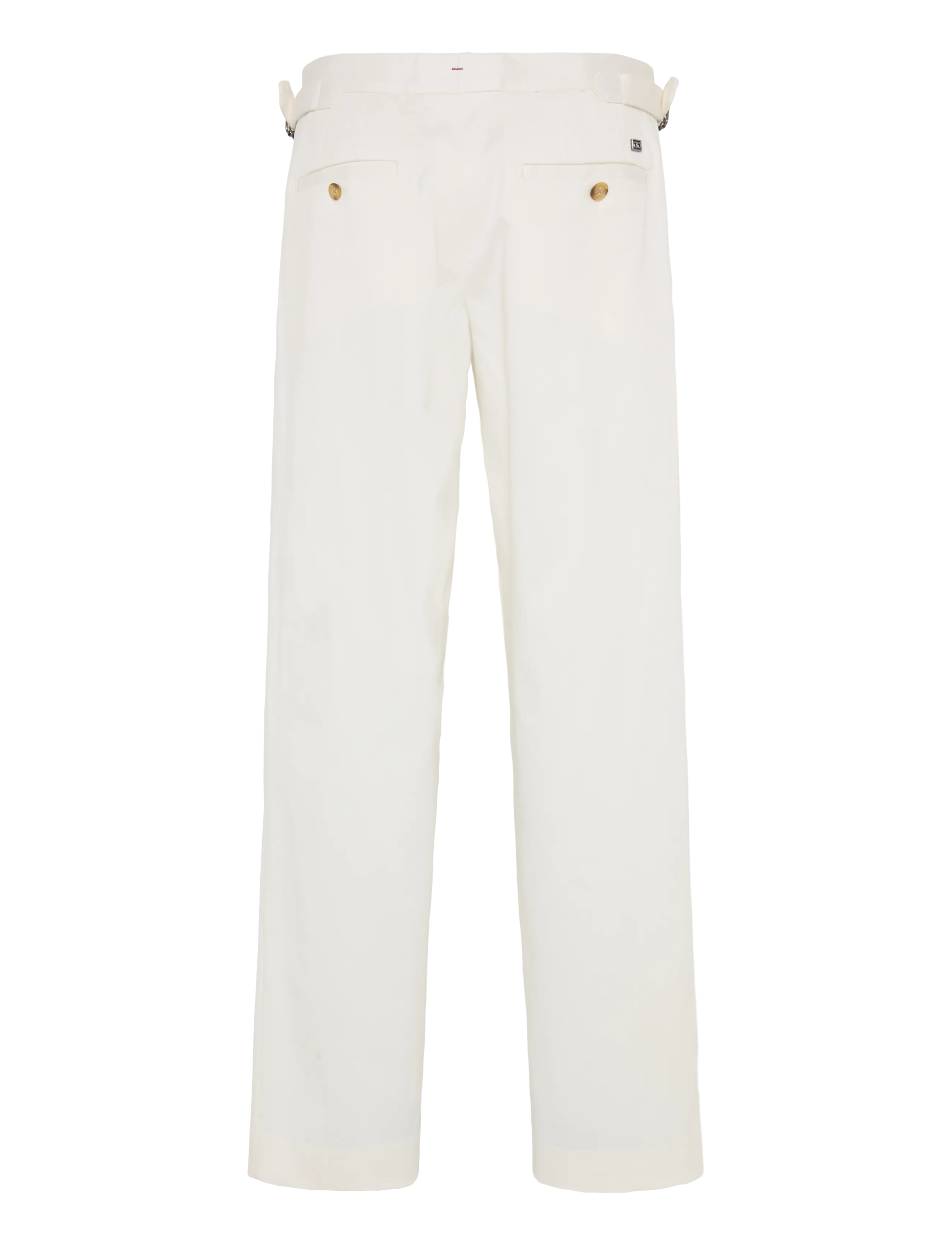 Tommy Hilfiger - DC TWILL RELAXED FIT PANTS - casual byxor - ivory petal - 1