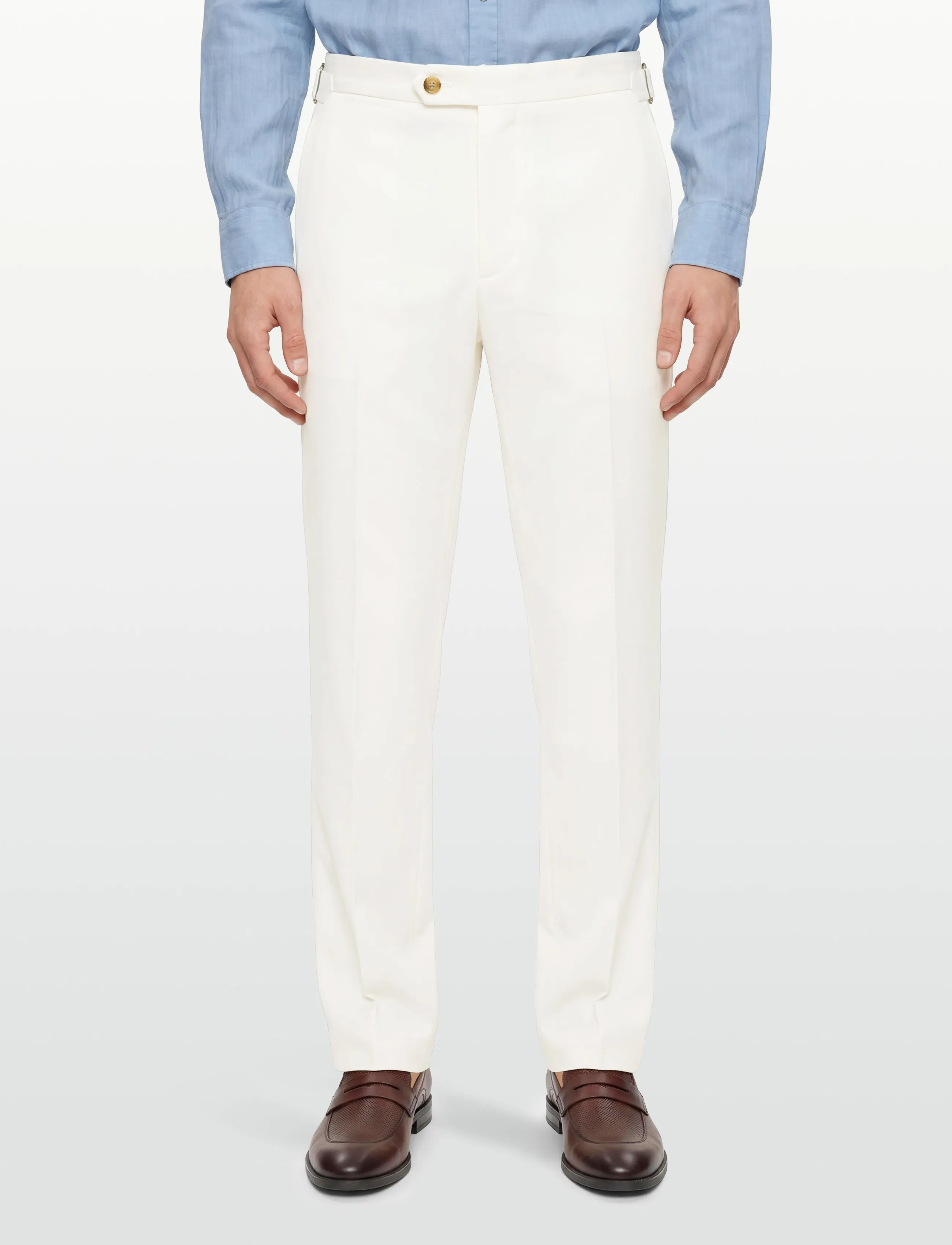 Tommy Hilfiger - DC TWILL RELAXED FIT PANTS - freizeithosen - ivory petal - 3