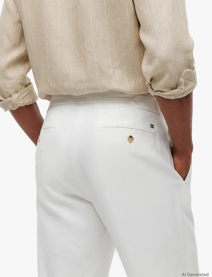 Tommy Hilfiger - DC TWILL RELAXED FIT PANTS - freizeithosen - ivory petal - 5