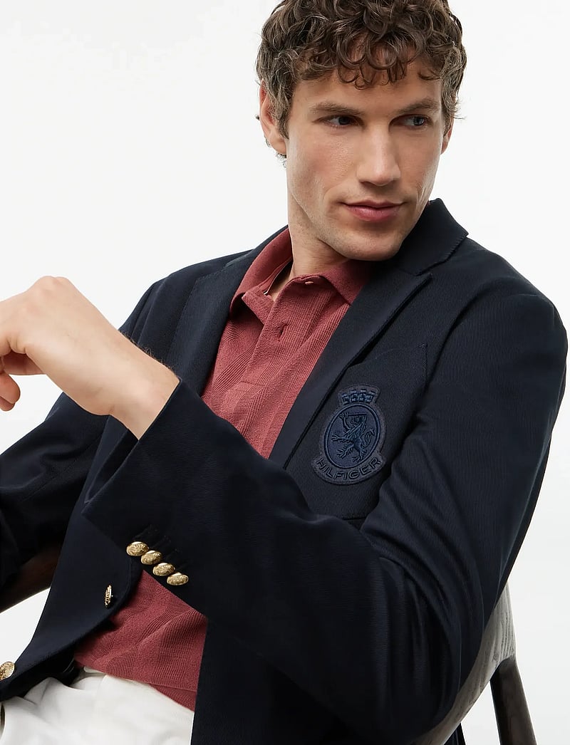 Tommy Hilfiger - DC CLUB BLAZER - blazers à boutonnage simple - navy blue - 4