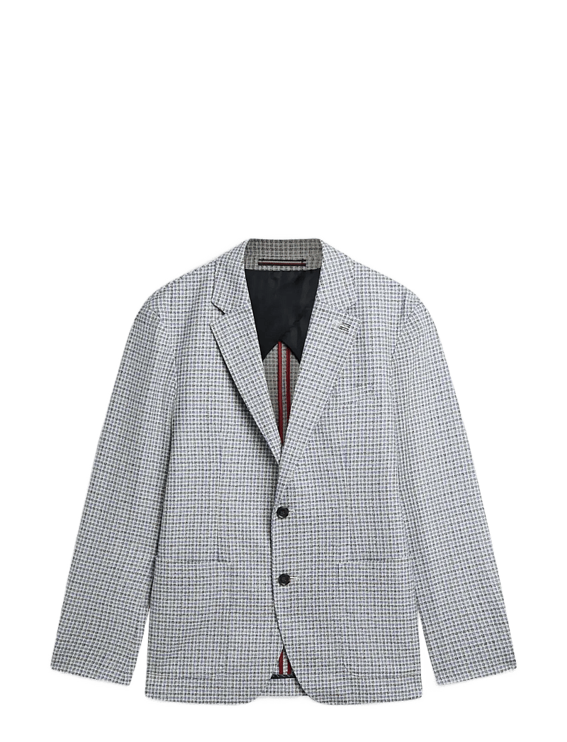Tommy Hilfiger - DC CHECK BLAZER - enkeltradede blazere - frosted lapis multi check - 1