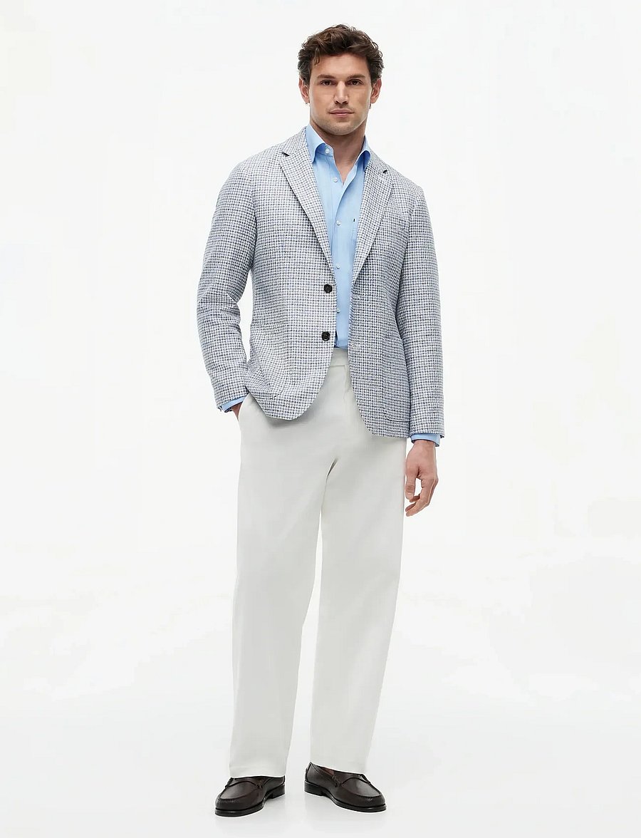 Tommy Hilfiger - DC CHECK BLAZER - enkelknäppta kavajer - frosted lapis multi check - 4