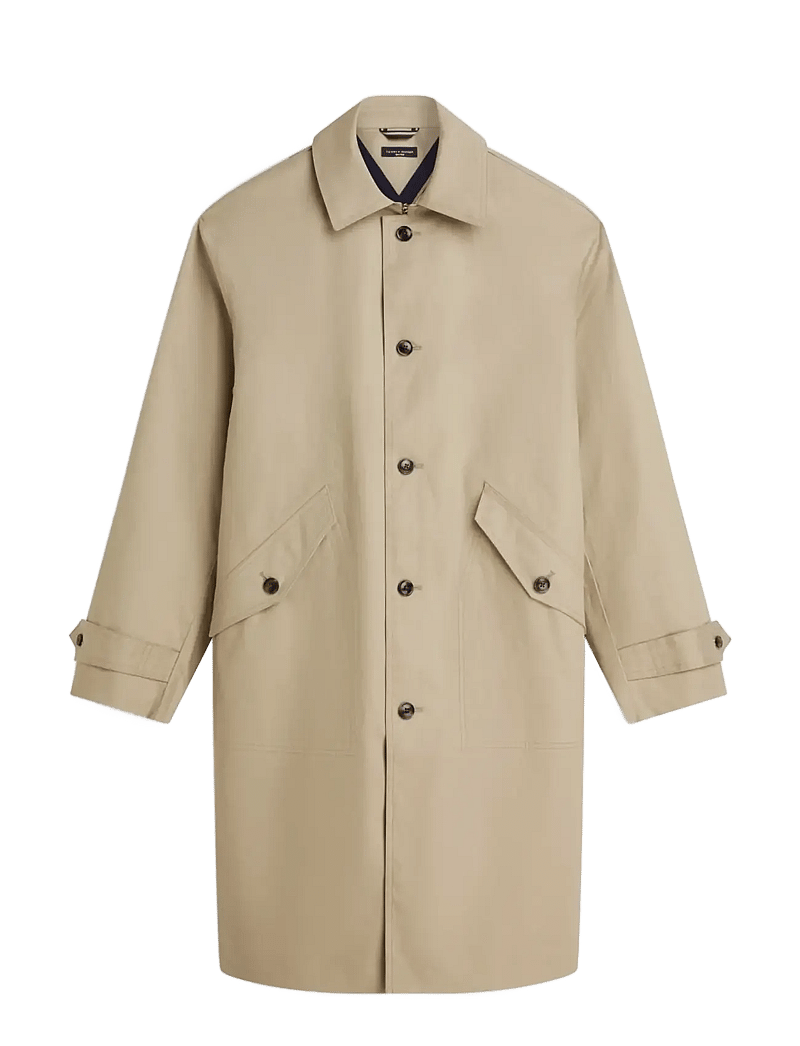 Tommy Hilfiger - DC TECHNICAL COTTON CARCOAT - light coats - sandalwood - 1