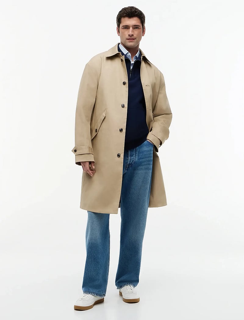 Tommy Hilfiger - DC TECHNICAL COTTON CARCOAT - light coats - sandalwood - 0