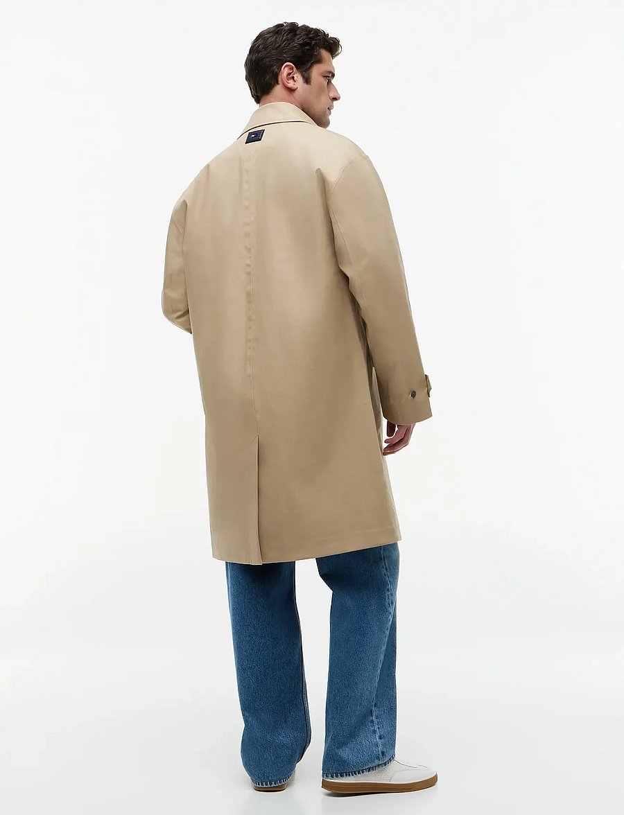 Tommy Hilfiger - DC TECHNICAL COTTON CARCOAT - lette frakker - sandalwood - 4