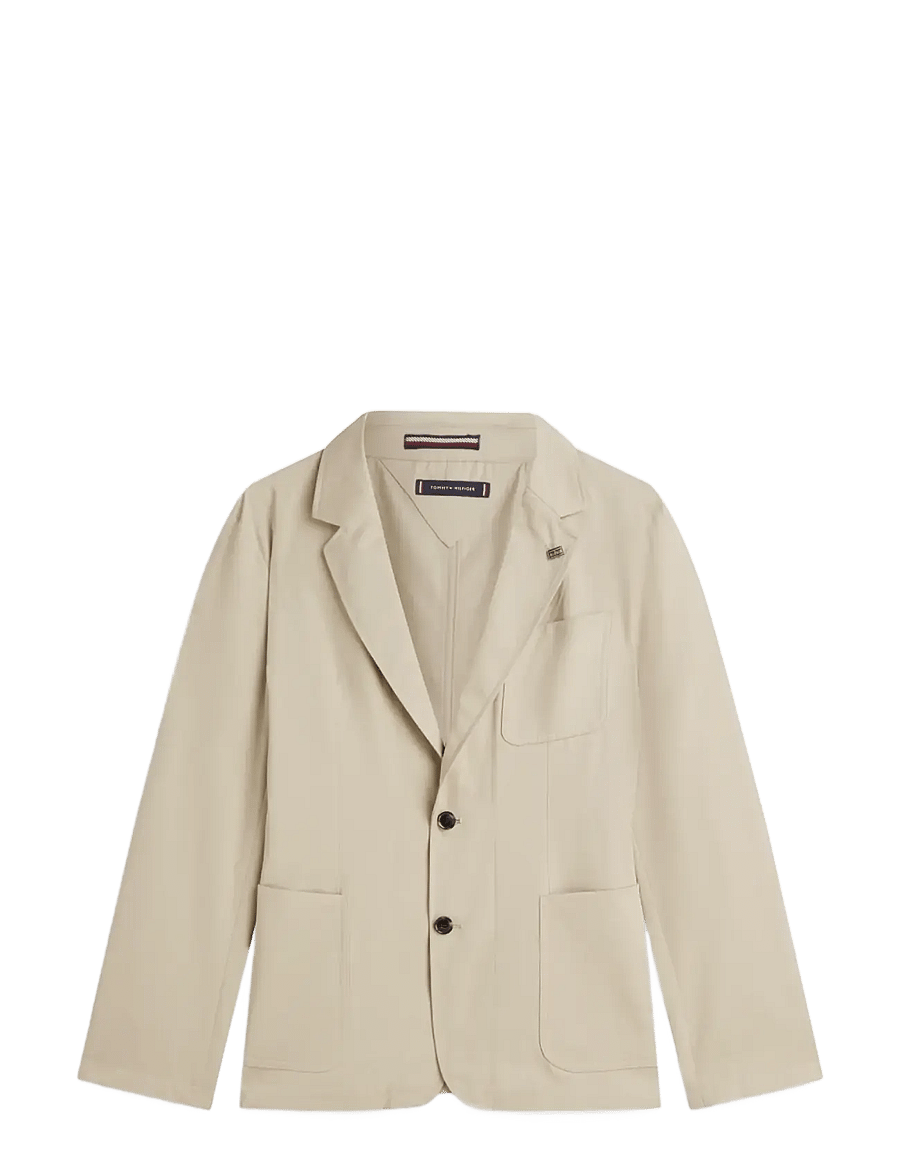 Tommy Hilfiger - DC TECH COTTON CASUAL BLAZER - single breasted blazers - sandalwood - 1