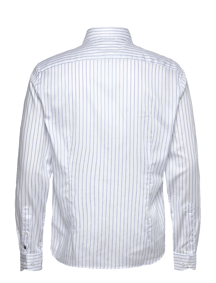 Tommy Hilfiger - DC FLEX COLLAR ROYAL OXF STPE - gestreifte hemden - cloudy blue white - 1