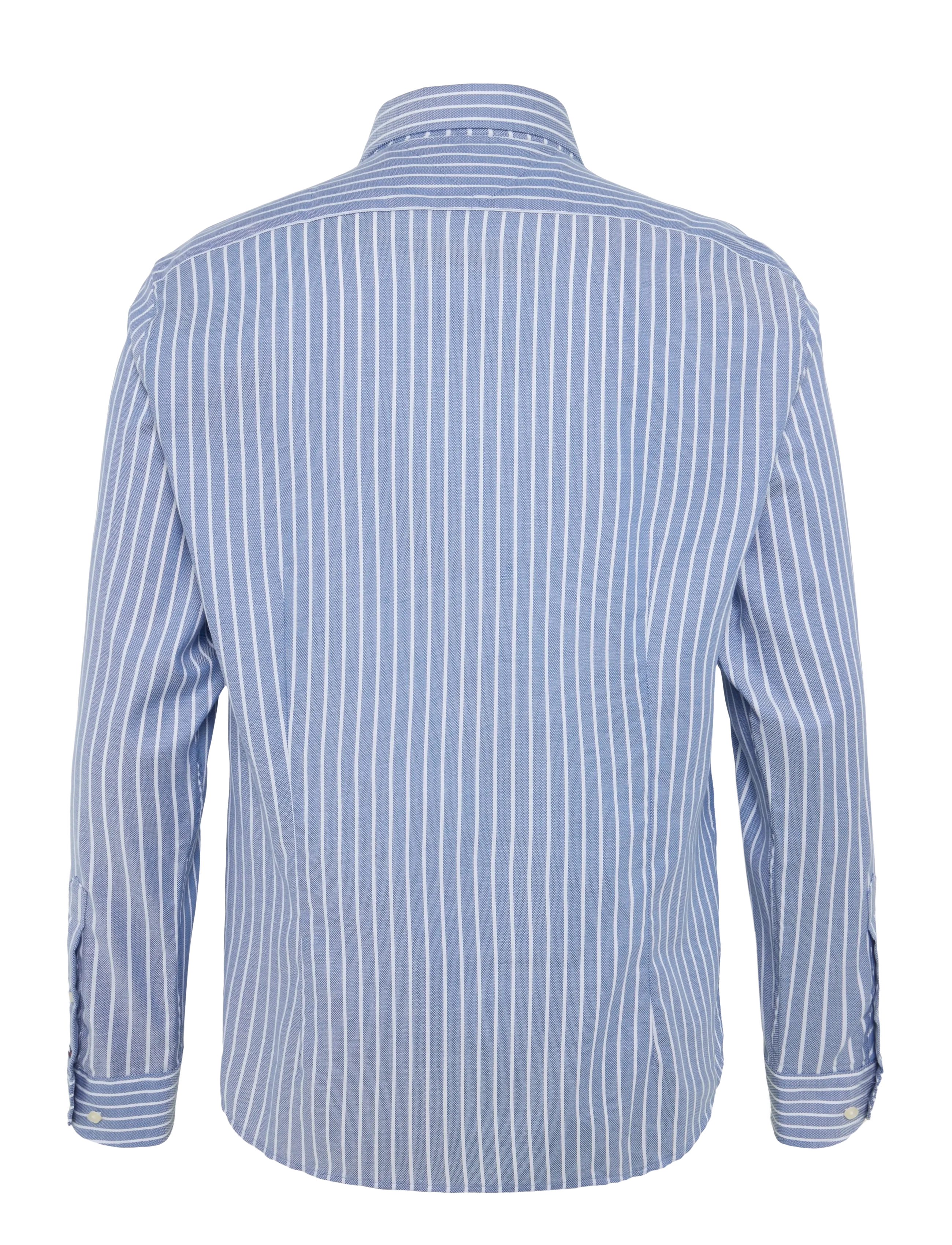 Tommy Hilfiger - DC FLEX COLLAR ROYAL OXF STPE - gestreifte hemden - frosted lapis white - 1