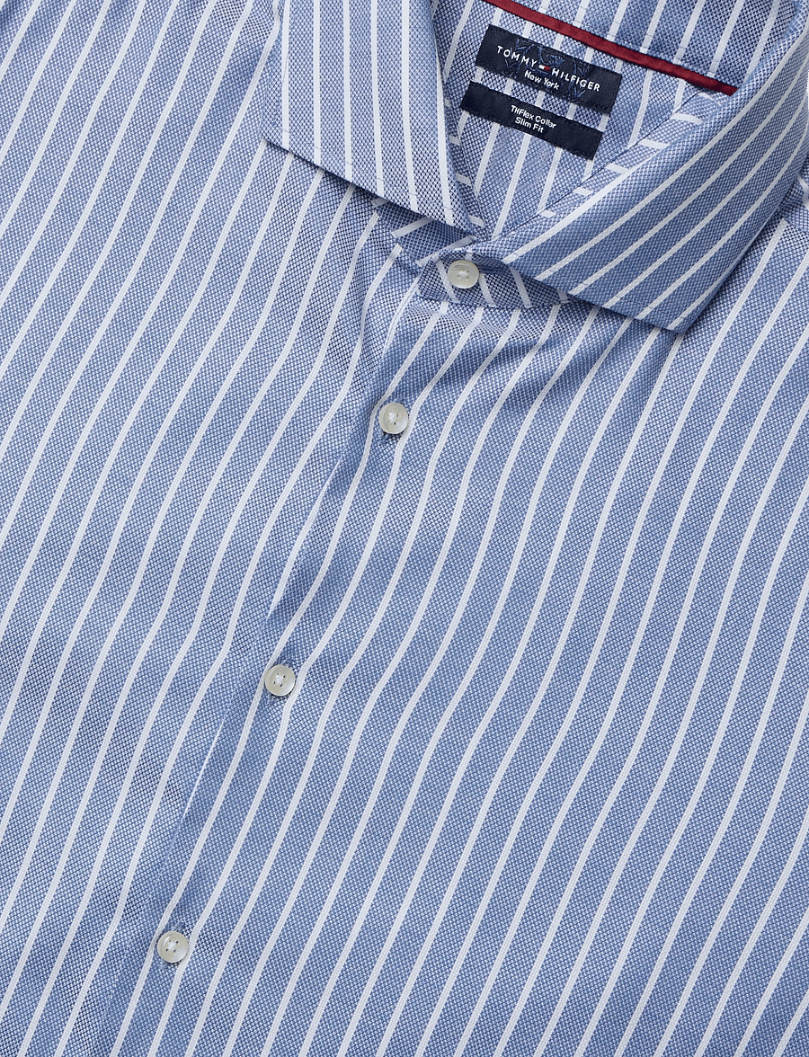 Tommy Hilfiger - DC FLEX COLLAR ROYAL OXF STPE - gestreifte hemden - frosted lapis white - 2