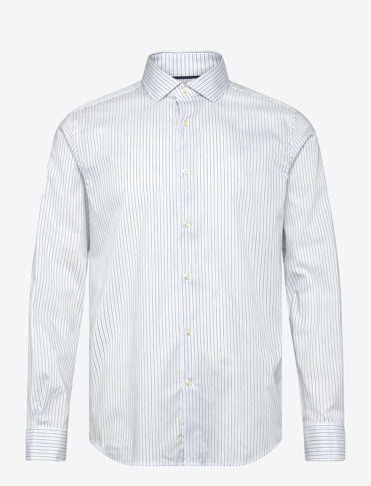 Tommy Hilfiger - DC FLEX COLLAR TWO TONE STRIPE - röndóttar skyrtur - cloudy blue multi - 0