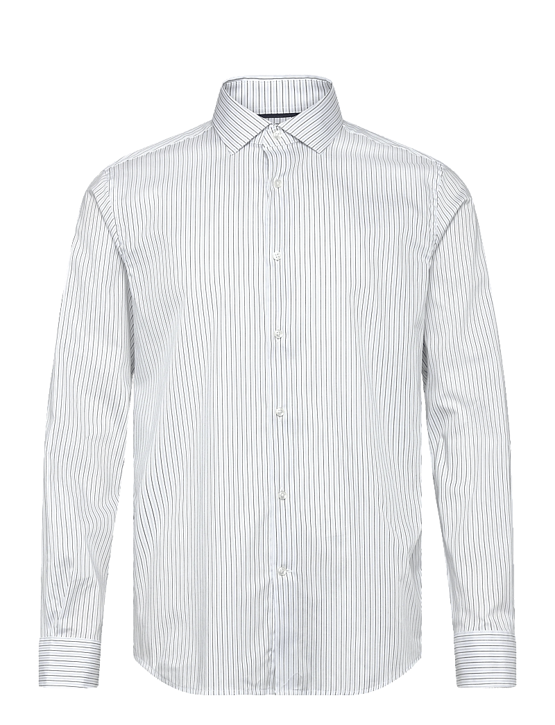 Tommy Hilfiger - DC FLEX COLLAR TWO TONE STRIPE - röndóttar skyrtur - cloudy blue multi - 0