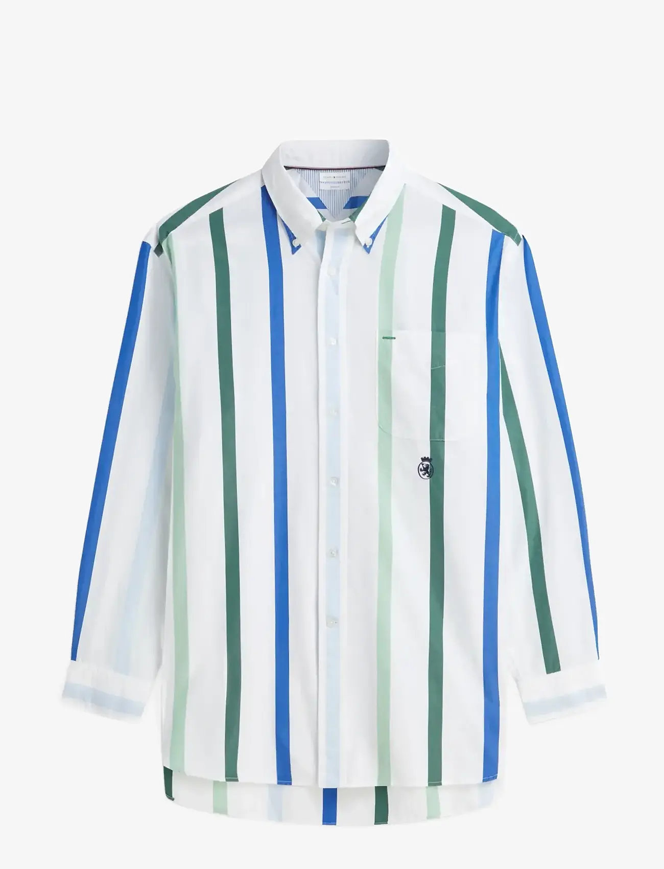 Tommy Hilfiger - CREST BEST LEVEL POPLIN - striped shirts - white   stripe - 1