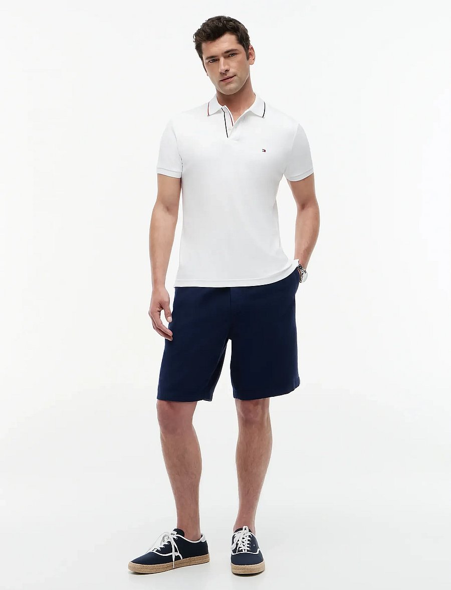 Tommy Hilfiger - RIVER 10 CO LYOCELL STRUCTUR 2/2 - casual shorts - carbon navy - 0