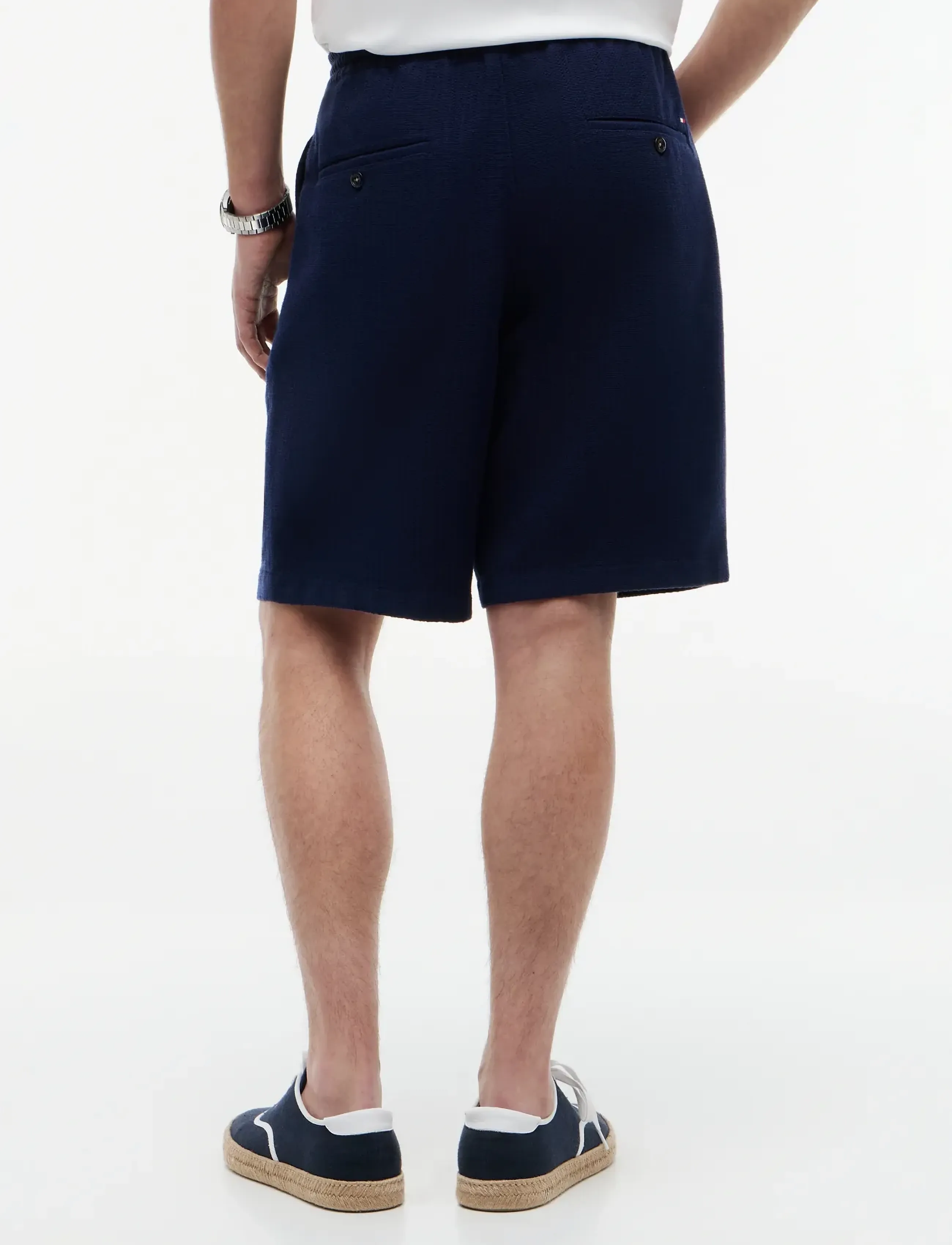 Tommy Hilfiger - RIVER 10 CO LYOCELL STRUCTUR 2/2 - casual shorts - carbon navy - 2