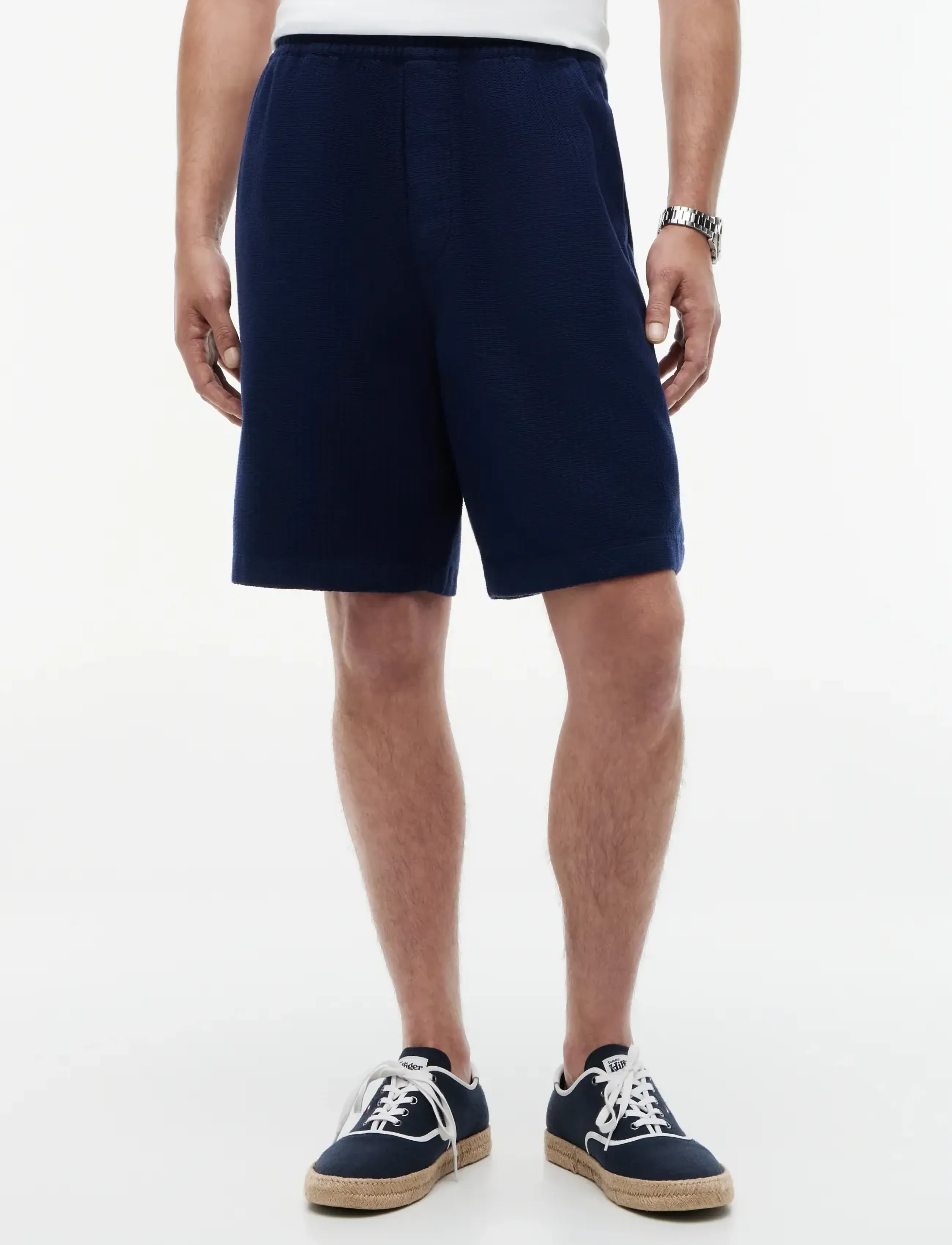 Tommy Hilfiger - RIVER 10 CO LYOCELL STRUCTUR 2/2 - casual shorts - carbon navy - 3