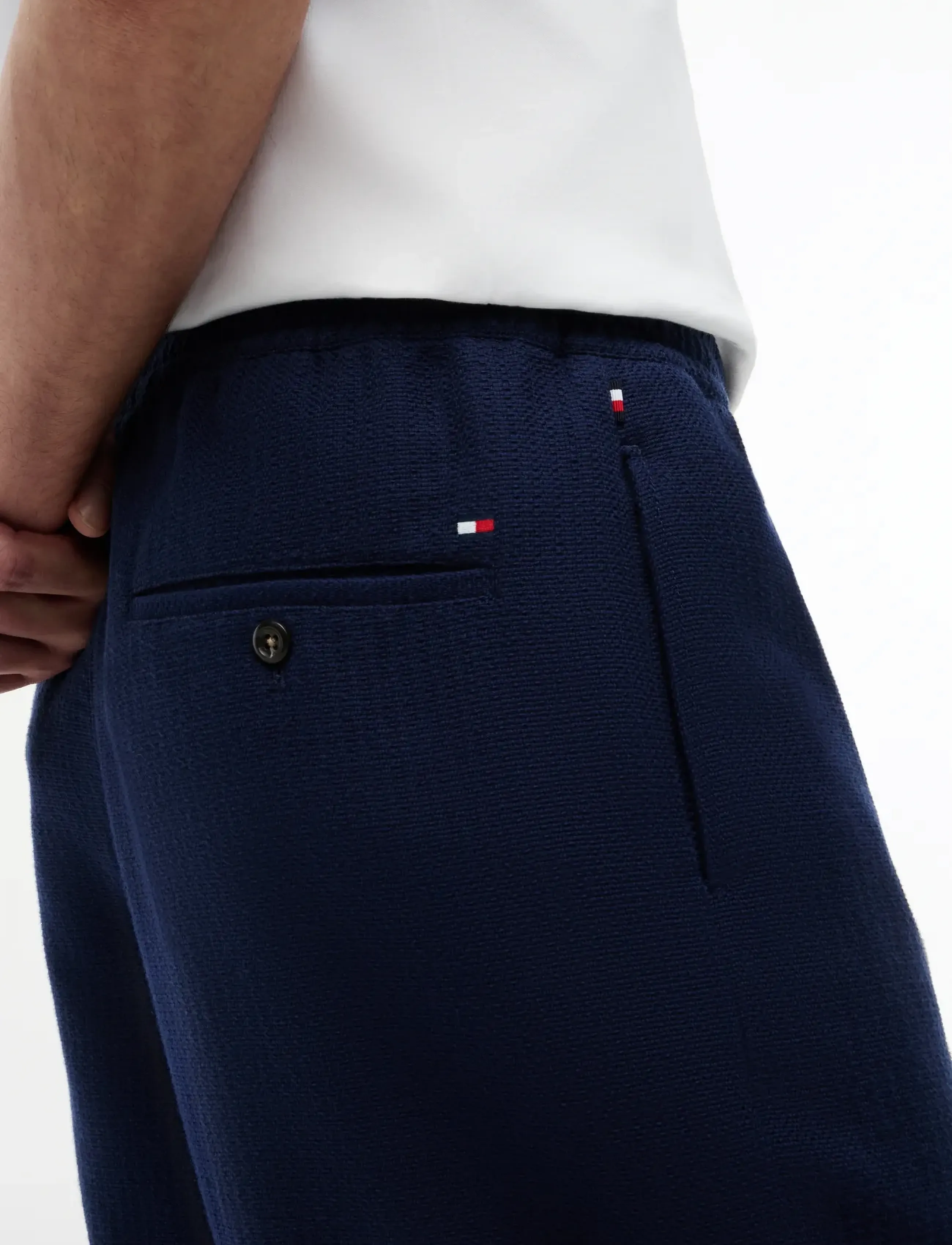 Tommy Hilfiger - RIVER 10 CO LYOCELL STRUCTUR 2/2 - casual shorts - carbon navy - 4