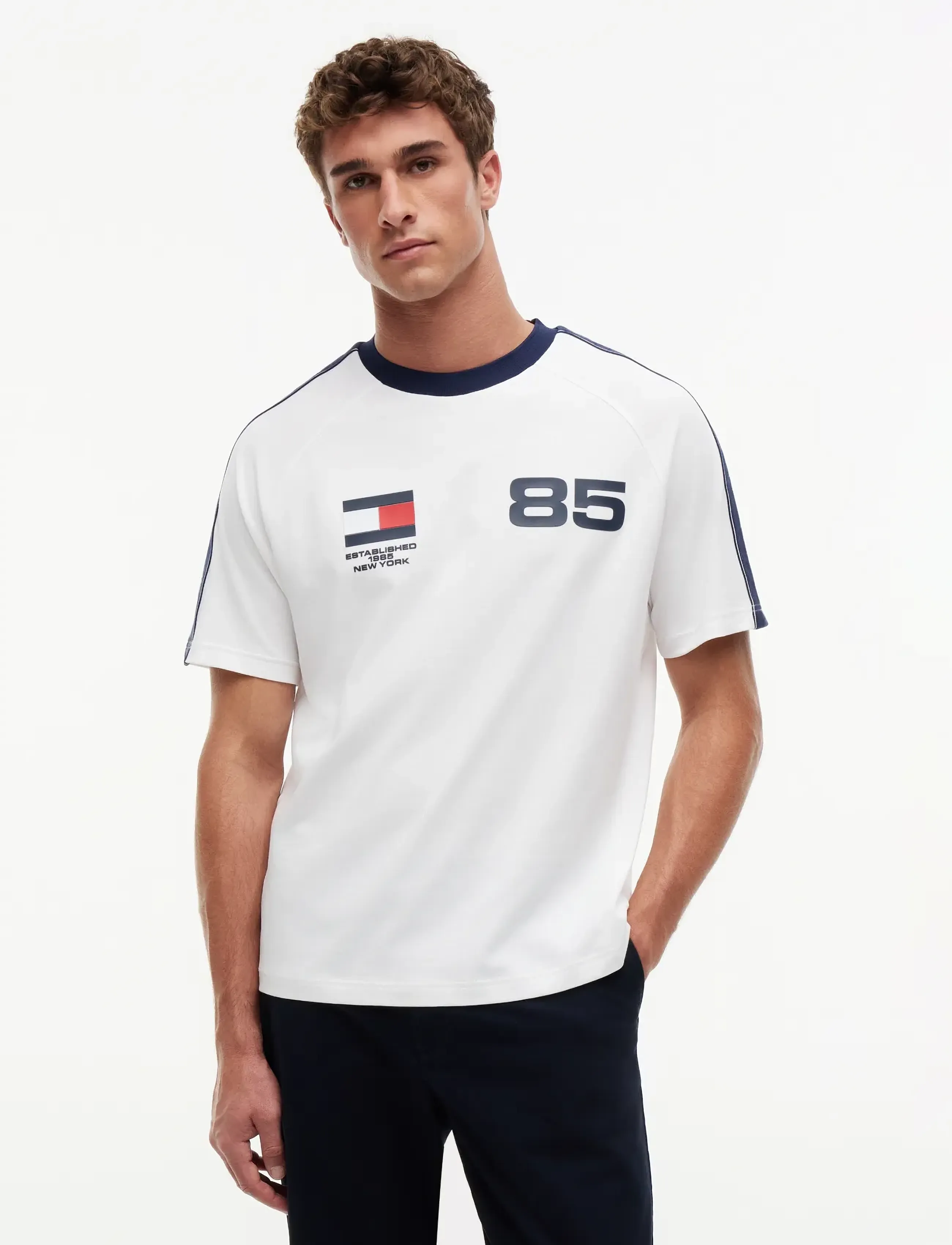 Tommy Hilfiger COUNTRIES RELAXED TEE - Tommy Hilfiger - WHITE / white