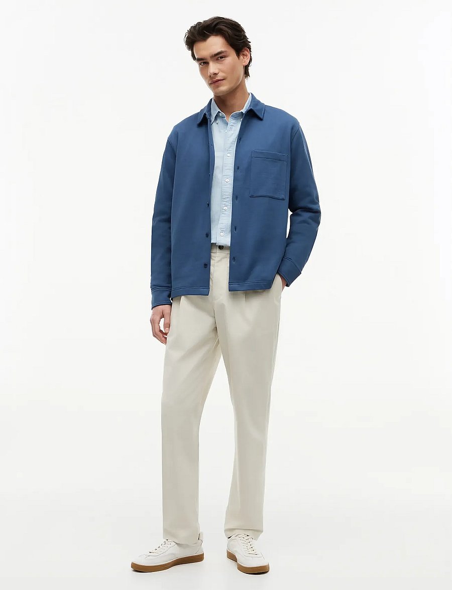 Tommy Hilfiger - ESSENTIAL TERRY OVERSHIRT - Überhemden - aegean sea - 4