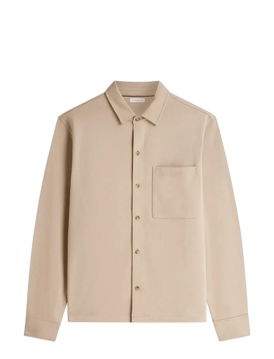 Tommy Hilfiger - ESSENTIAL TERRY OVERSHIRT - nach anlass kaufen - batique khaki - 1