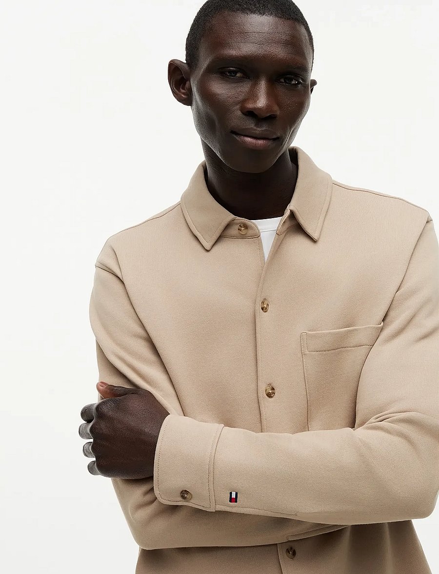 Tommy Hilfiger - ESSENTIAL TERRY OVERSHIRT - nach anlass kaufen - batique khaki - 3