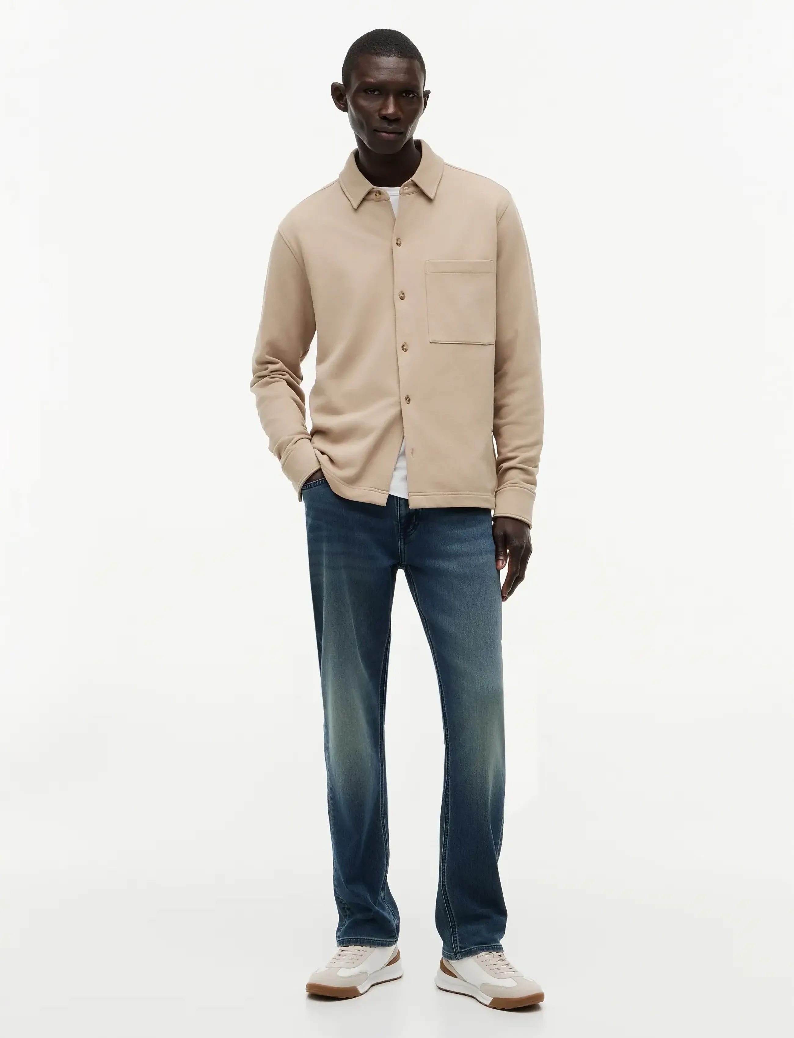 Tommy Hilfiger - ESSENTIAL TERRY OVERSHIRT - nach anlass kaufen - batique khaki - 4